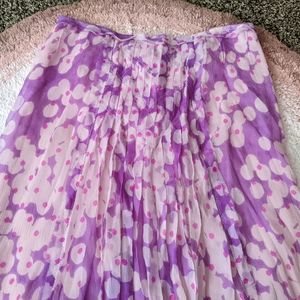 Philippe Adec Paris silk chiffon skirt 6